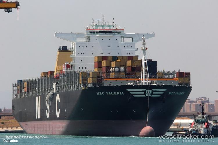 Msc-Valeria - Container Ship vessel registered in Panama