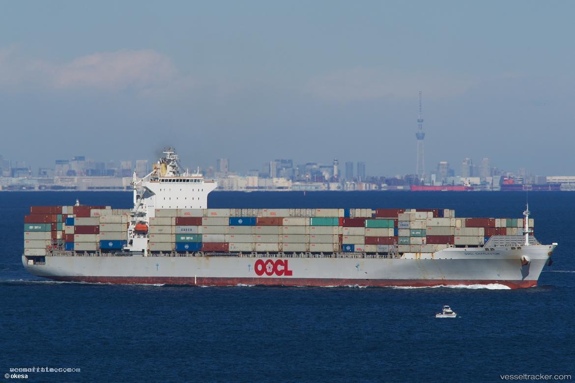 Oocl-Charleston - Container Ship vessel registered in Hong Kong