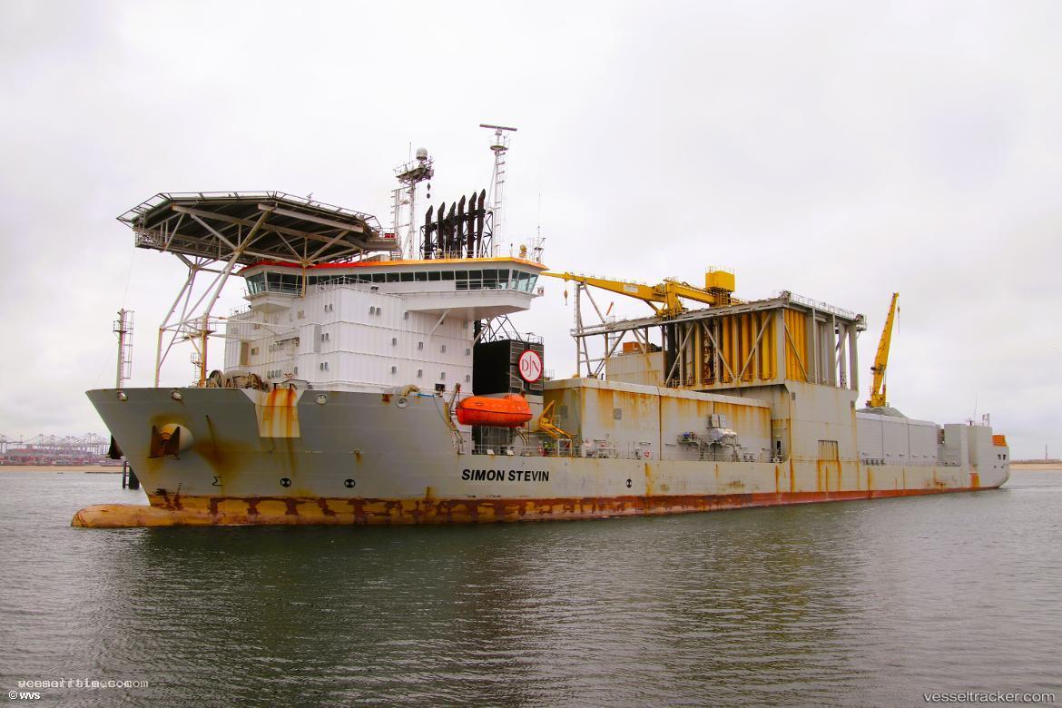 Simon-Stevin - Pipe Burying Vessel vessel registered in Luxembourg