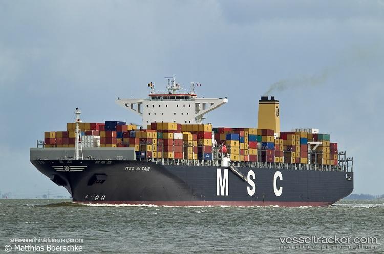 Msc-Altair - Container Ship vessel registered in Liberia