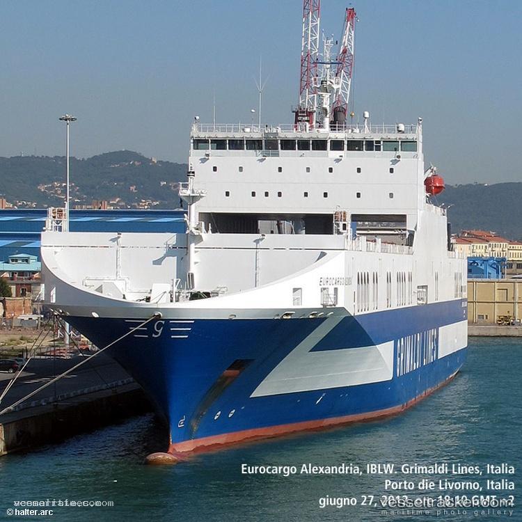 Eurocargo-Alexandria - Ro Ro Cargo Ship vessel registered in Italy
