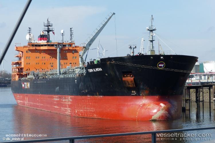Torm-Almena - Chemical Oil Products Tanker vessel registered in Denmark