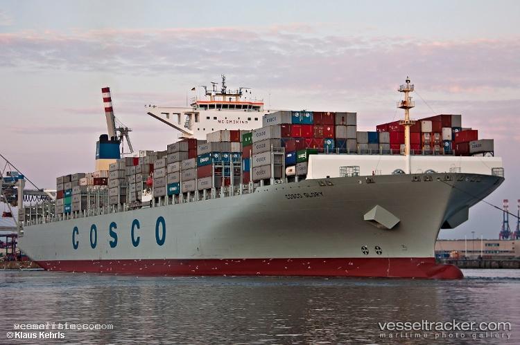 Cosco-Glory - Container Ship vessel registered in Hong Kong
