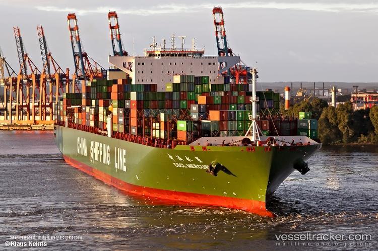 Cscl-Mercury - Container Ship vessel registered in Hong Kong