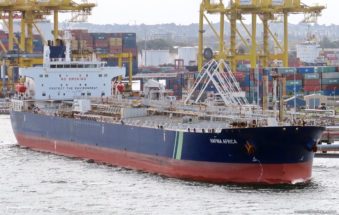 Hafnia-Africa - Oil Products Tanker vessel registered in Singapore