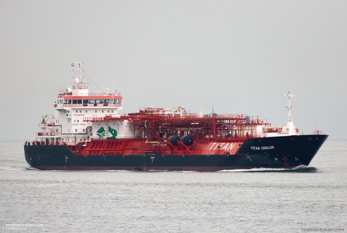 Titan-Unikum - Lng-Lpg Combination Gas Tanker vessel registered in Cyprus