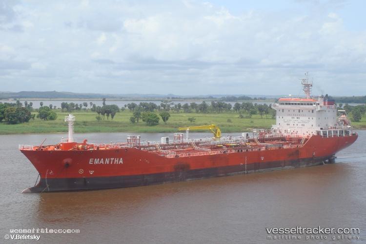 Emantha - Chemical Oil Products Tanker vessel registered in Panama