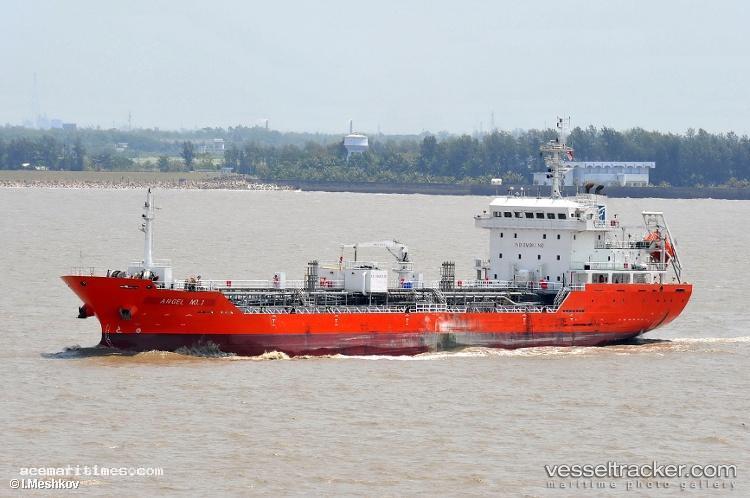 Angel-No.1 - Chemical Oil Products Tanker vessel registered in Hong Kong