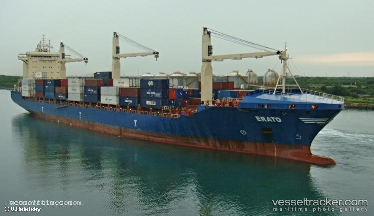 Erato - Container Ship vessel registered in Liberia