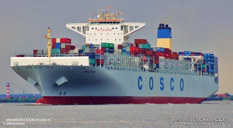 Cosco-Hope - Container Ship vessel registered in Hong Kong