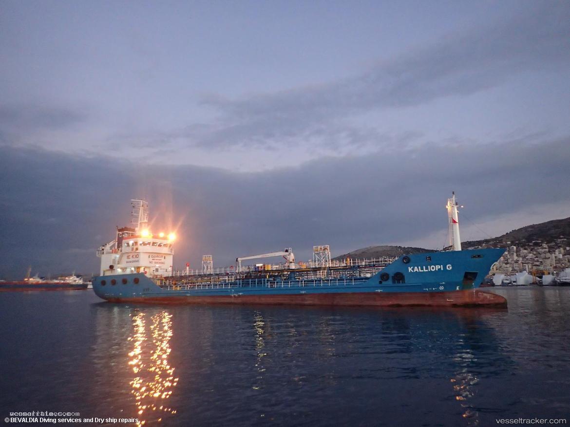 Kalliopi-G - Chemical Oil Products Tanker vessel registered in Greece