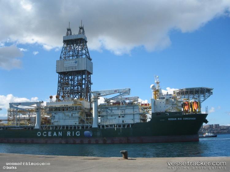 Deepwater-Corcovado - Drilling Ship vessel registered in Liberia