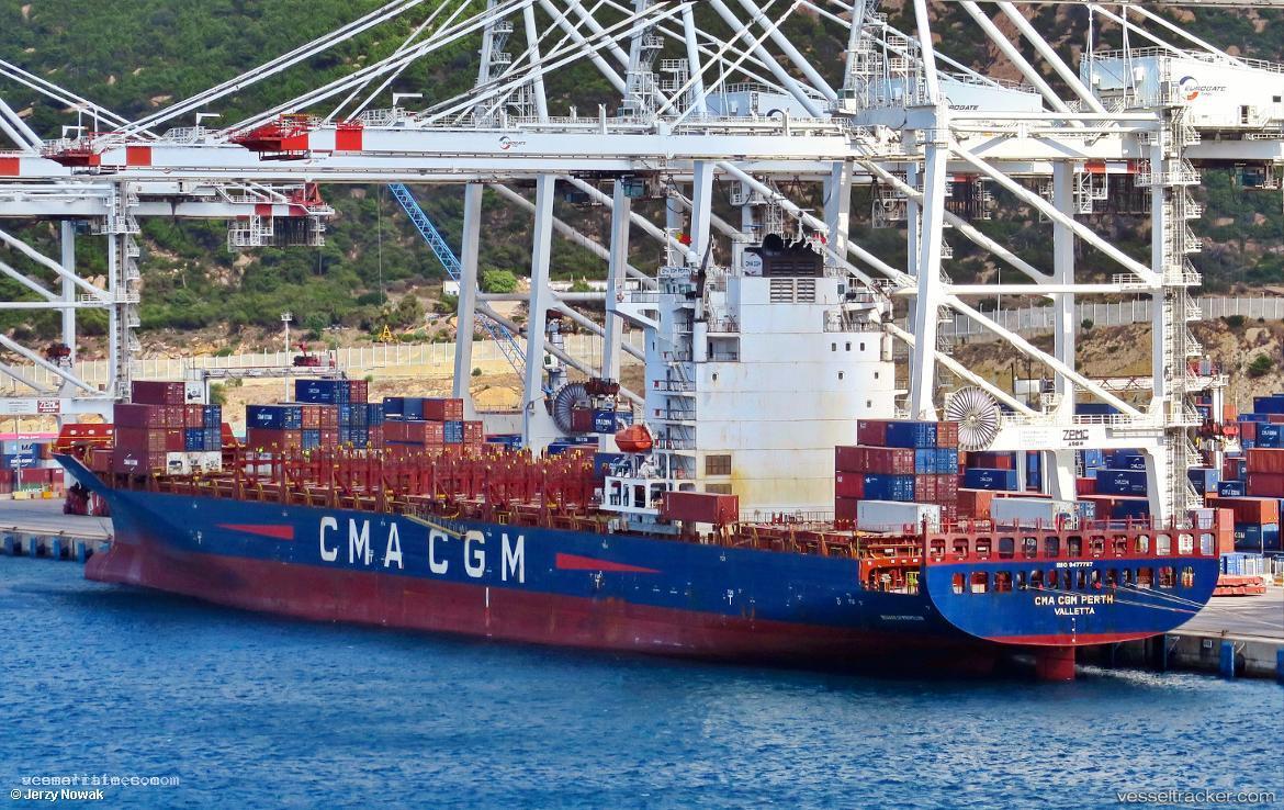Cma-Cgm-Perth - Container Ship vessel registered in Malta