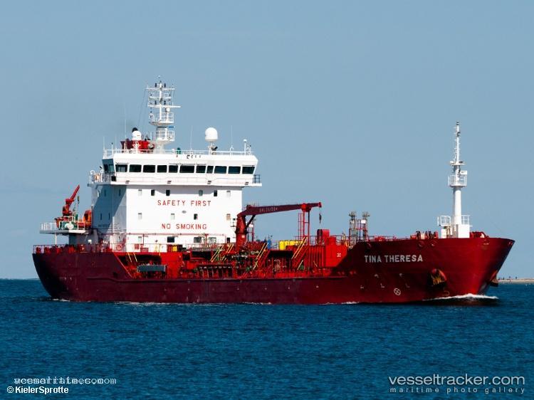 Tina-Theresa - Chemical Oil Products Tanker vessel registered in Denmark