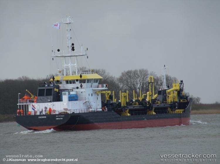 Cazanga - Hopper Dredger vessel registered in Angola