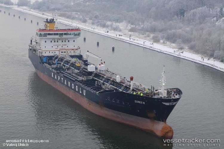 Gunes-K - Chemical Oil Products Tanker vessel registered in Malta