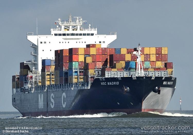 Msc-Madrid - Container Ship vessel registered in Malta