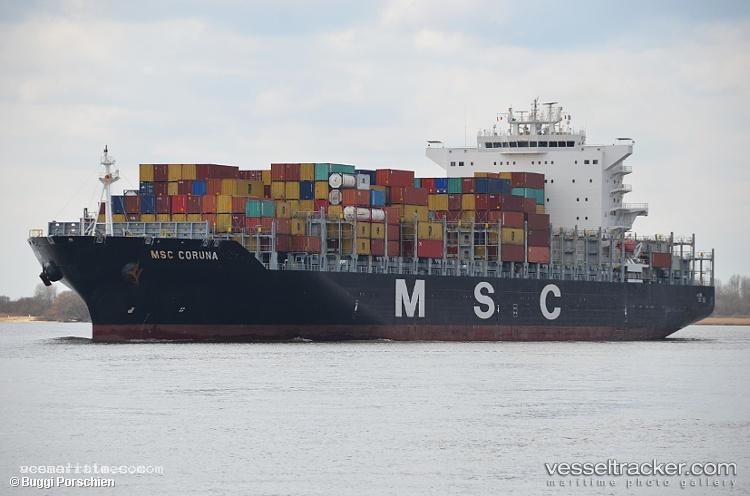Msc-Coruna - Container Ship vessel registered in Malta