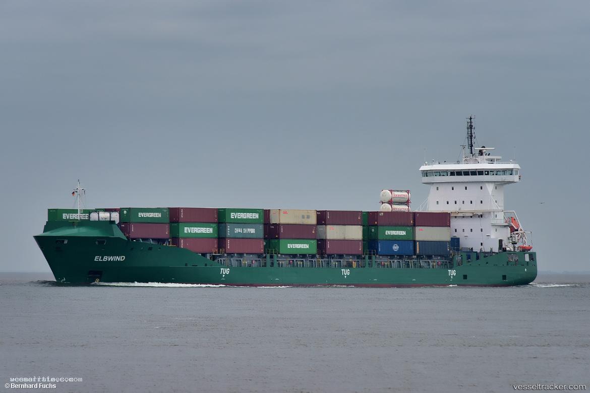 Elbwind - Container Ship vessel registered in Cyprus