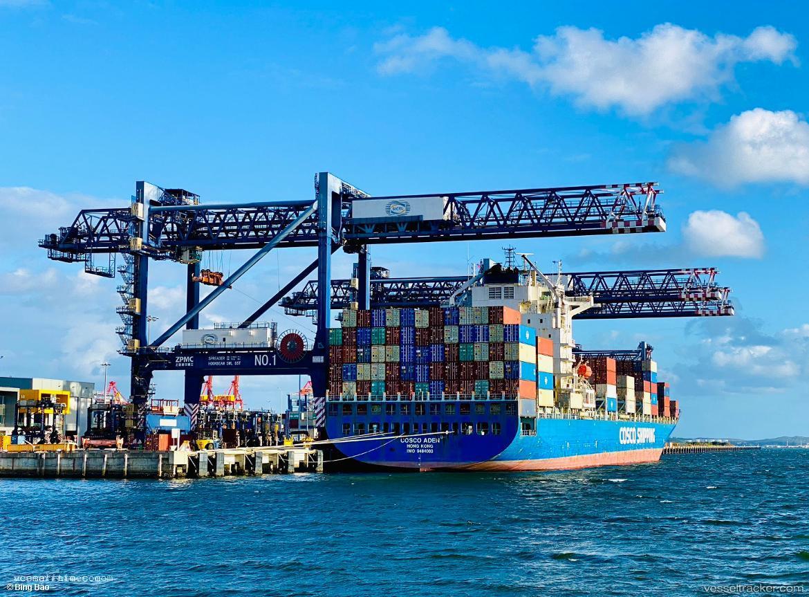Cosco-Aden - Container Ship vessel registered in Hong Kong