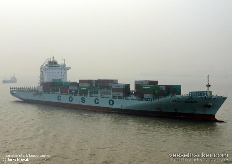 Cosco-Durban - Container Ship vessel registered in Hong Kong