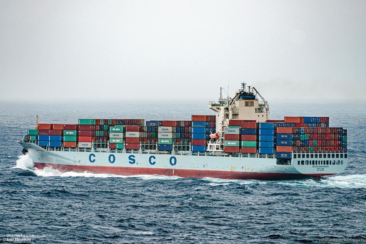 Cosco-Sao-Paulo - Container Ship vessel registered in Hong Kong
