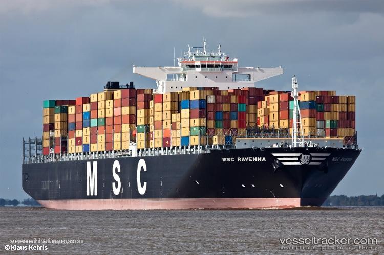 Msc-Ravenna - Container Ship vessel registered in Liberia