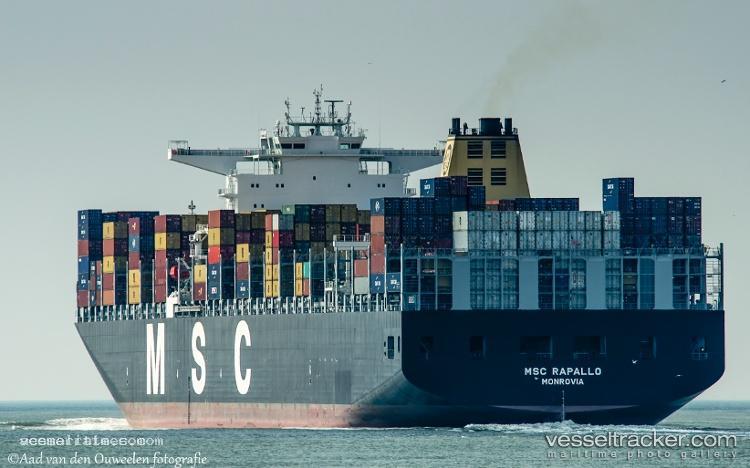 Msc-Rapallo - Container Ship vessel registered in Liberia