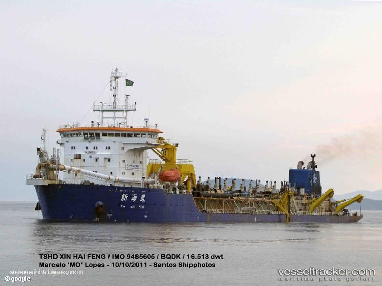 Xin-Hai-Feng - Hopper Dredger vessel registered in China