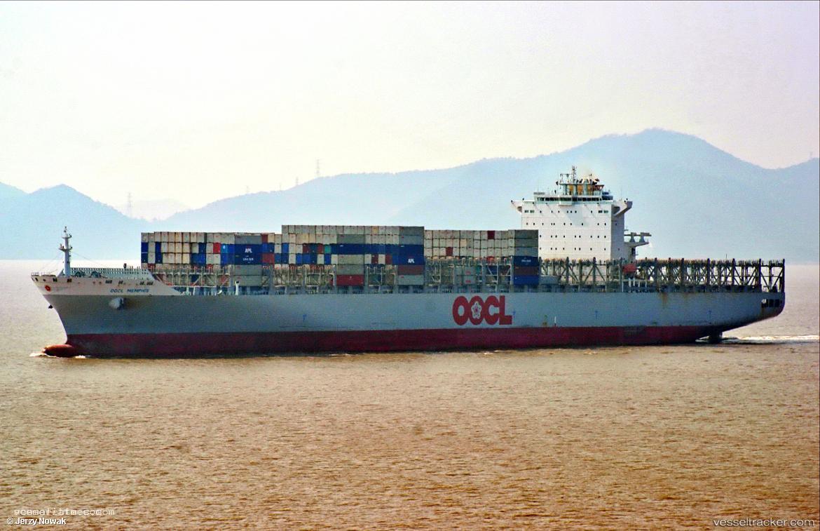 Oocl-Memphis - Container Ship vessel registered in Hong Kong