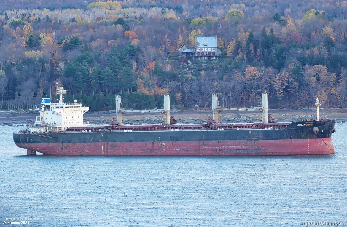 Genco-Ardennes - Bulk Carrier vessel registered in Marshall Islands