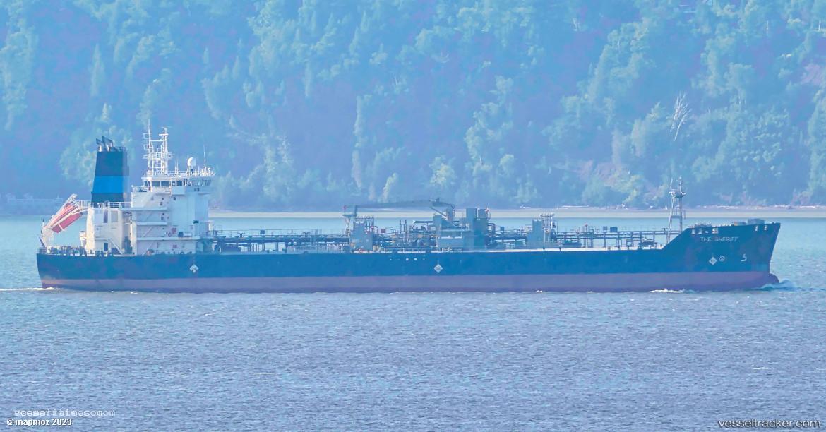 The-Sheriff - Bitumen Tanker vessel registered in Marshall Islands