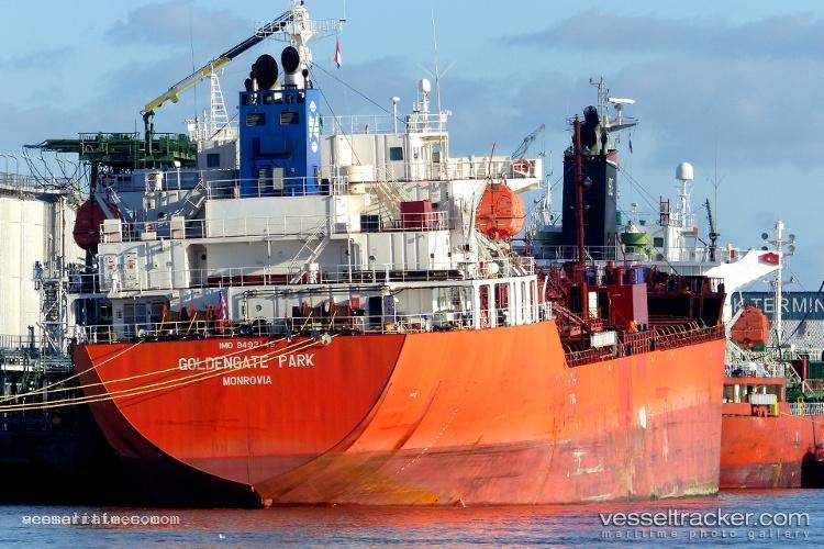 Goldengate-Park - Chemical Oil Products Tanker vessel registered in Liberia