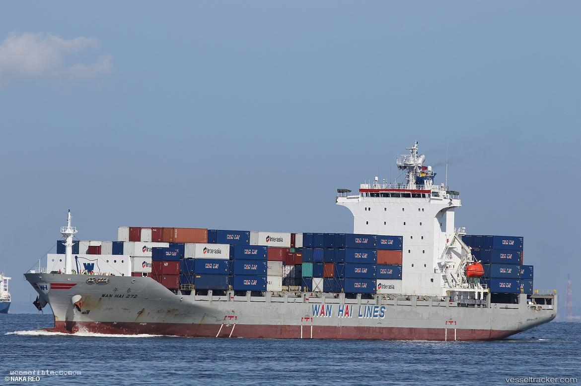 Wan-Hai-272 - Container Ship vessel registered in Taiwan