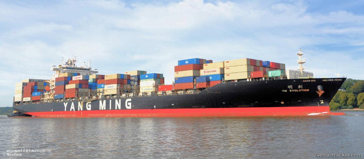 Ym-Evolution - Container Ship vessel registered in Taiwan