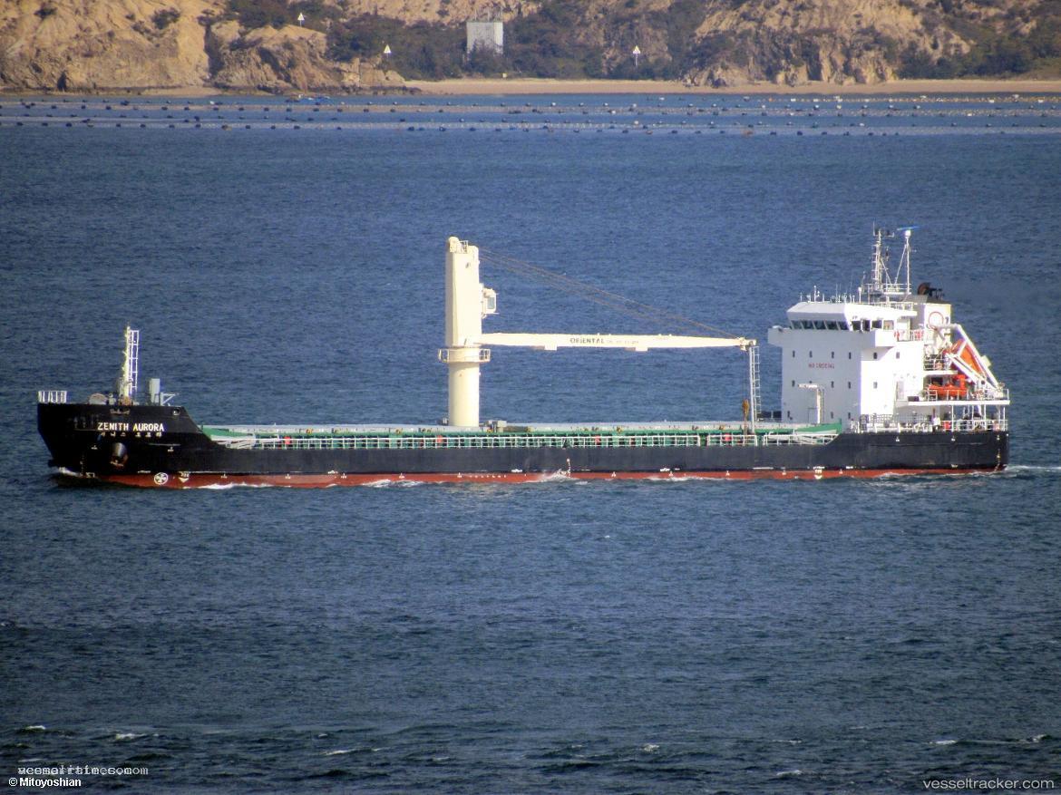 Zenith-Aurora - General Cargo Ship vessel registered in South Korea