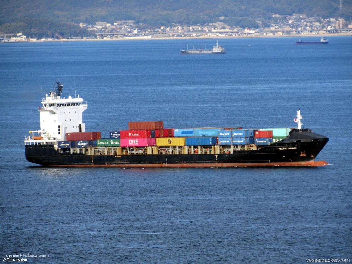 Pacific-Tianjin - Container Ship vessel registered in Singapore