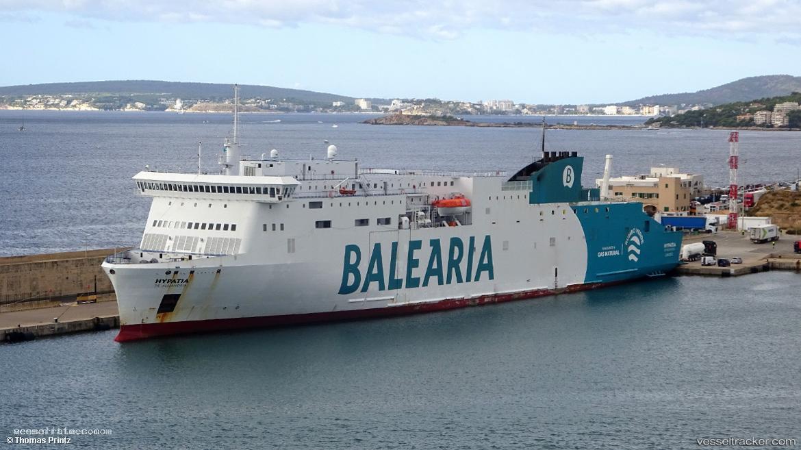 Hypatia-Dealejandri - Passenger Ro Ro Cargo Ship vessel registered in Cyprus