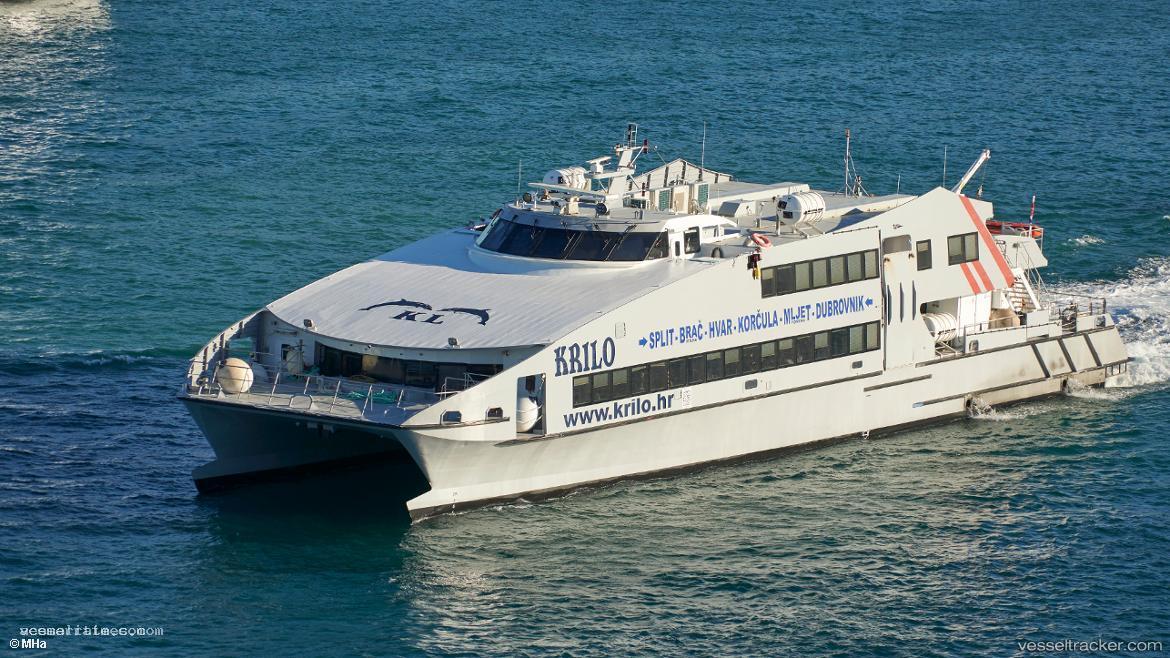 Krilo - Passenger Ro Ro Cargo Ship vessel registered in Croatia