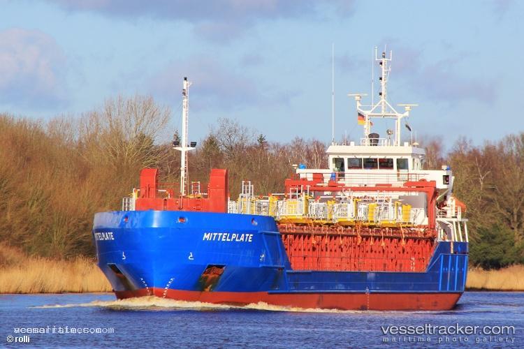 Mittelplate - Multi Purpose Carrier vessel registered in Gibraltar