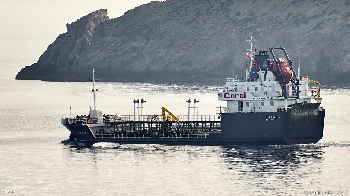 Nireas-K - Oil Products Tanker vessel registered in Greece