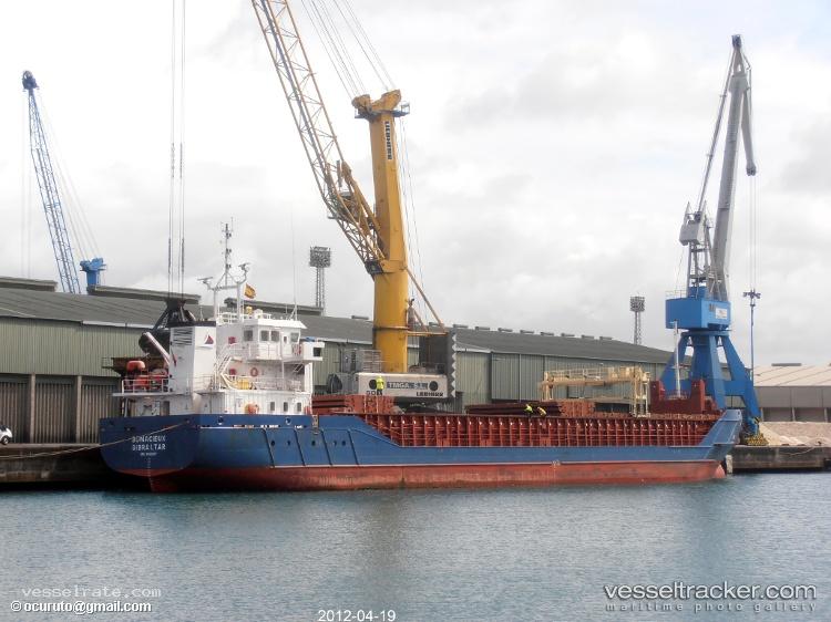 Bonacieux - Multi Purpose Carrier vessel registered in Gibraltar