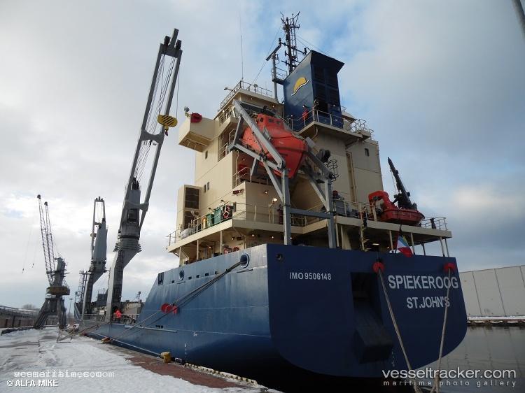 Spiekeroog - Multi Purpose Carrier vessel registered in Antigua and Barbuda