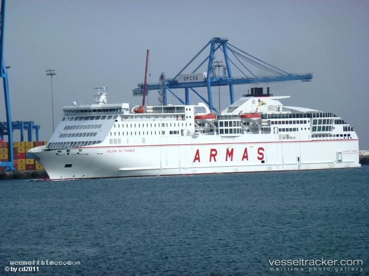 Volcan-De-Tinamar - Passenger Ro Ro Cargo Ship vessel registered in Spain