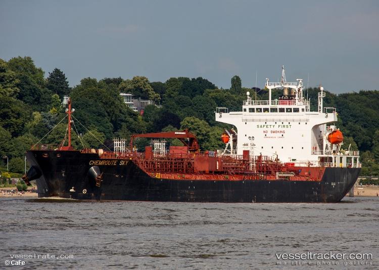 Chemroute-Sky - Chemical Oil Products Tanker vessel registered in Panama
