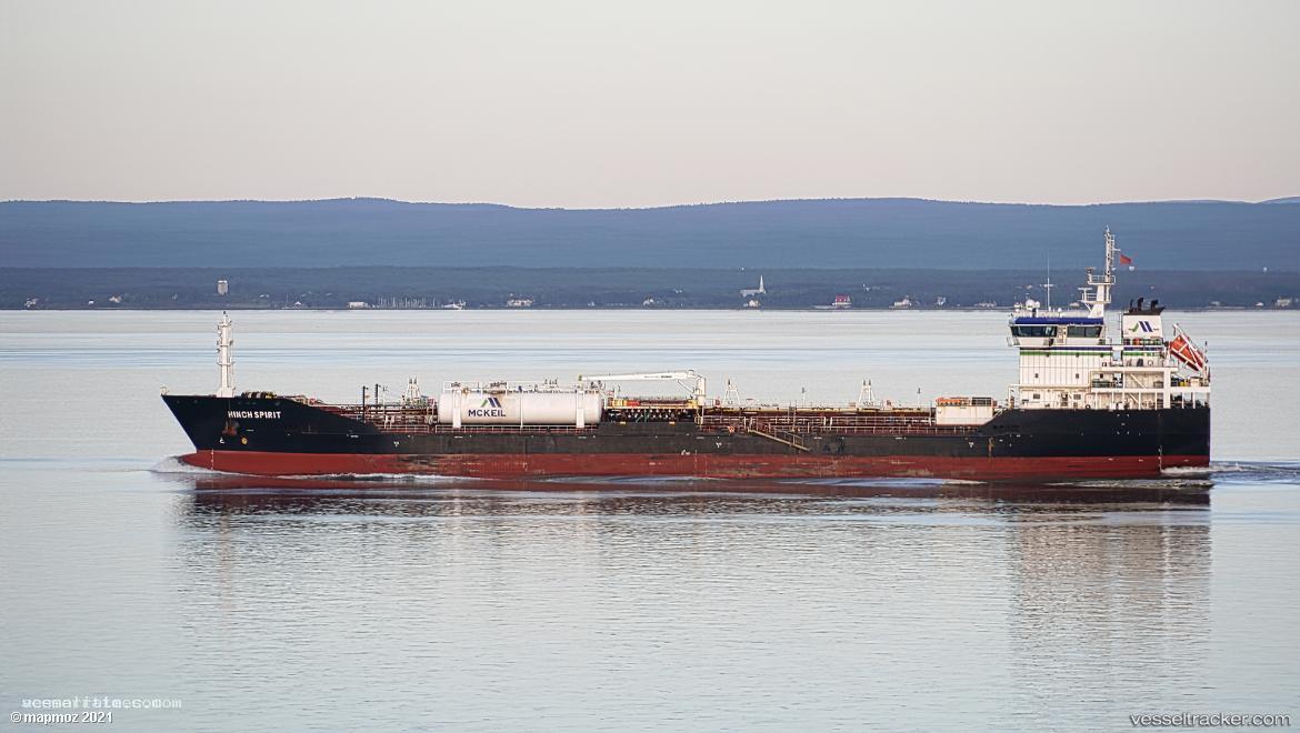 Hinch-Spirit - Chemical Oil Products Tanker vessel registered in Canada