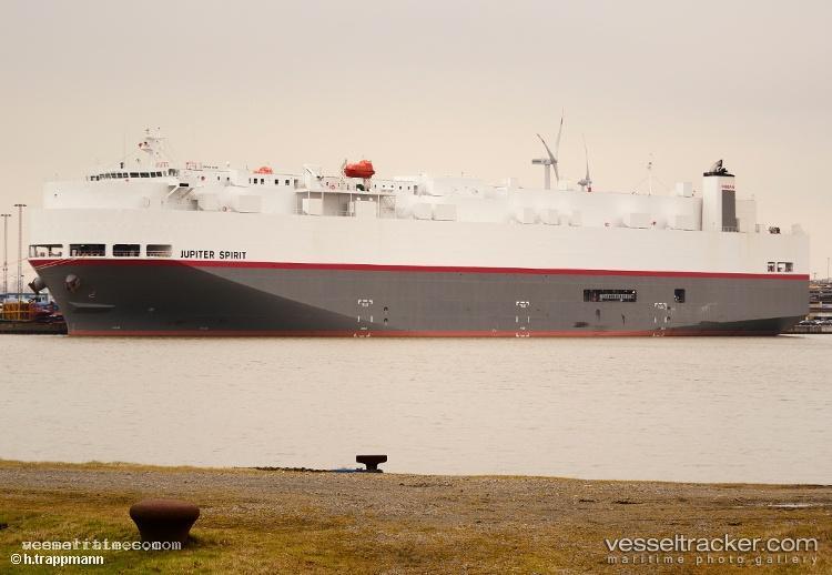 Jupiter-Spirit - Vehicles Carrier vessel registered in Liberia