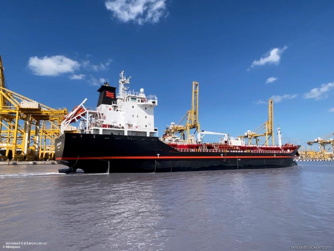 Monjasa-Server - Chemical Oil Products Tanker vessel registered in Liberia