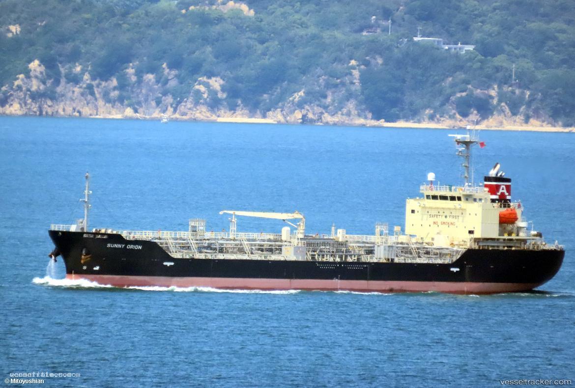 Sunny-Orion - Chemical Oil Products Tanker vessel registered in Panama