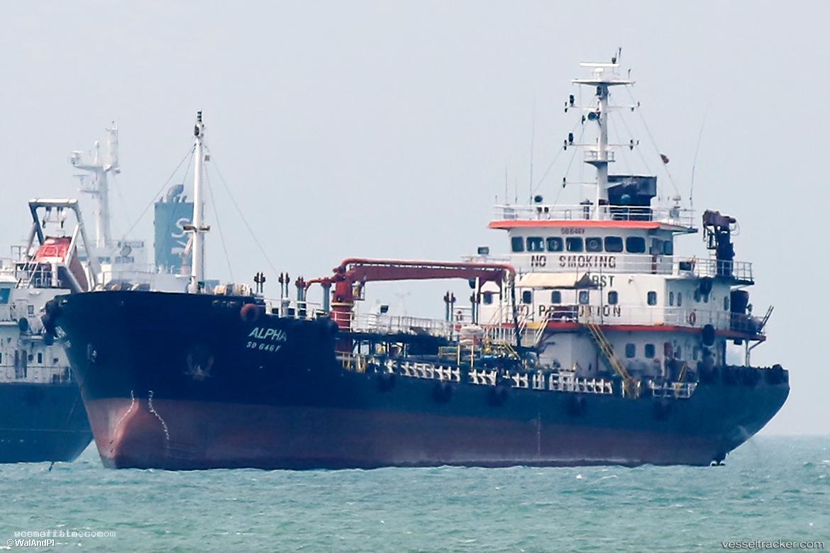 Alpha - Oil Products Tanker vessel registered in Singapore